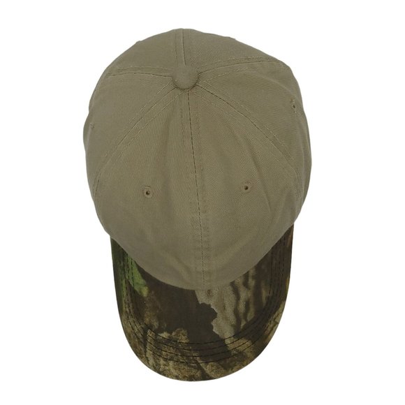 Outdoor Cap Advantage Khaki Camouflage Tuck Strap Slide Cap Trucker Hunting Hat - Picture 7 of 8